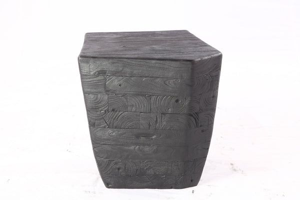 Black 15” Inch Block Accent Table 2.1 - Dyag East