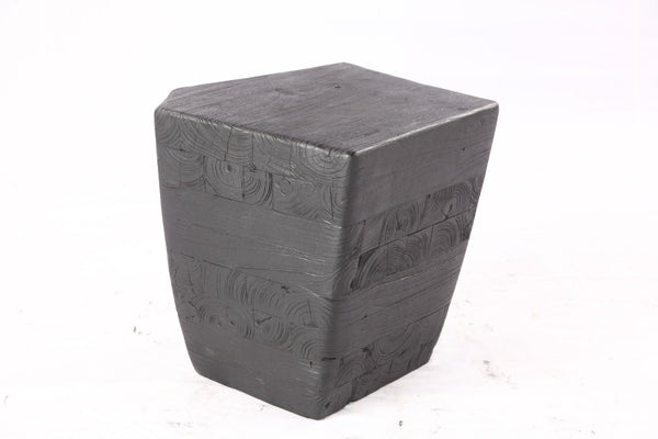 Black 15” Inch Block Accent Table 2.1 - Dyag East