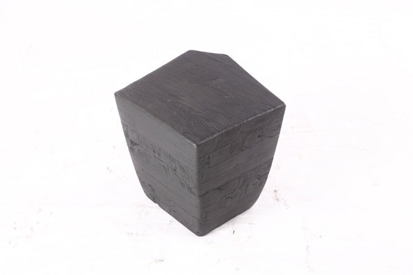 Black 15” Inch Block Accent Table 2.1 - Dyag East