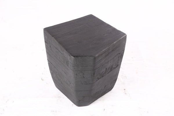 Black 15” Inch Block Accent Table 2.2 - Dyag East