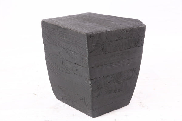 Black 15” Inch Block Accent Table 2.2 - Dyag East