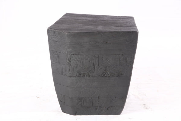 Black 15” Inch Block Accent Table 2.2 - Dyag East