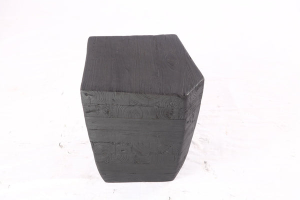 Black 15” Inch Block Accent Table 2.2 - Dyag East