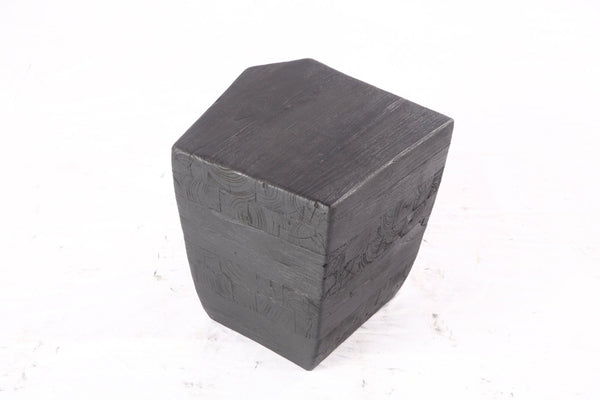 Black 15” Inch Block Accent Table 2.2 - Dyag East