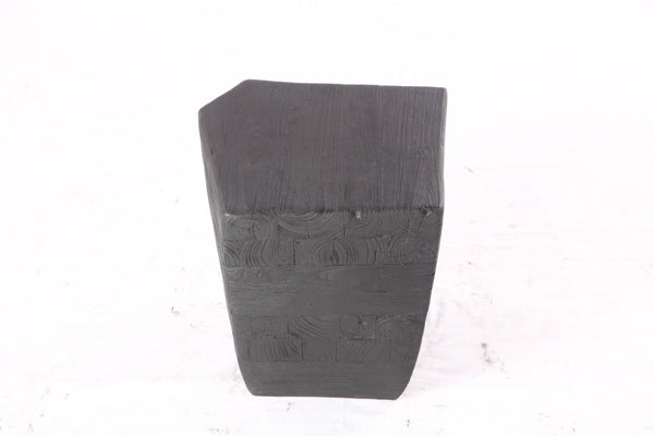 Black 15” Inch Block Accent Table 2.2 - Dyag East