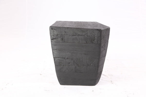 Black 15” Inch Block Accent Table 2.2 - Dyag East