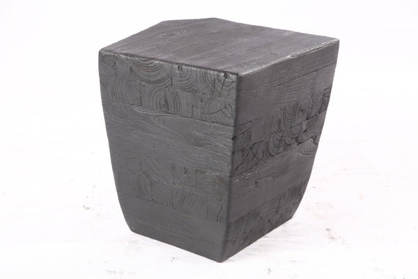 Black 15” Inch Block Accent Table 2.2 - Dyag East