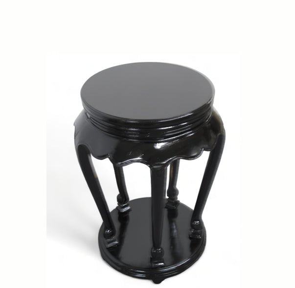Black Candle Accent Side Table - Dyag East
