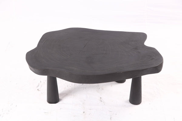 Black Living Edge One Slab Coffee Table 331 - Dyag East
