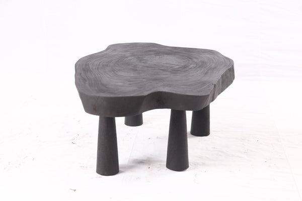 Black Living Edge One Slab Coffee Table 331 - Dyag East