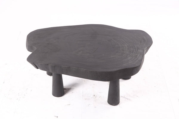 Black Living Edge One Slab Coffee Table 331 - Dyag East