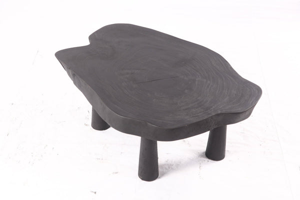 Black Living Edge One Slab Coffee Table 331 - Dyag East