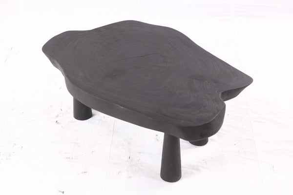 Black Living Edge One Slab Coffee Table 331 - Dyag East