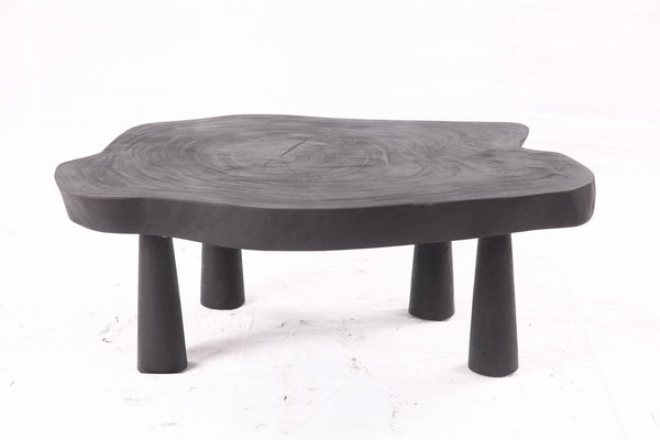Black Living Edge One Slab Coffee Table 331 - Dyag East