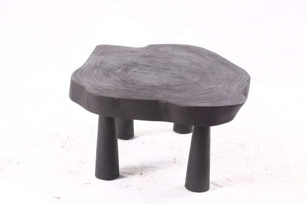 Black Living Edge One Slab Coffee Table 331 - Dyag East