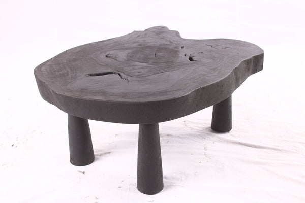 Black Living Edge One Slab Coffee Table 332 - Dyag East