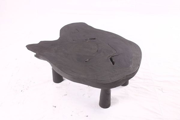 Black Living Edge One Slab Coffee Table 332 - Dyag East