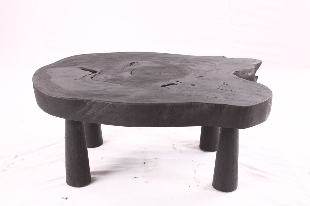 Black Living Edge One Slab Coffee Table 332 - Dyag East