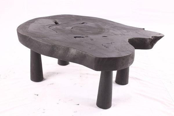 Black Living Edge One Slab Coffee Table 332 - Dyag East