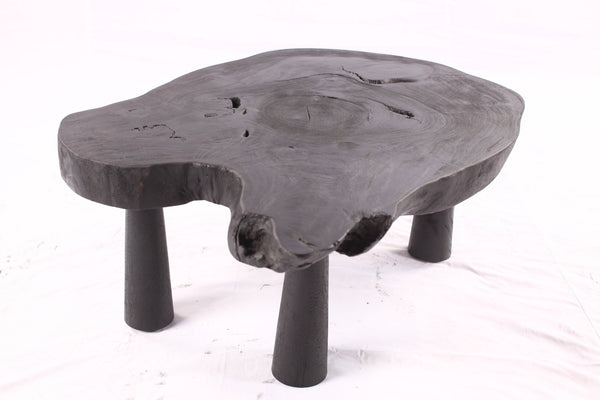 Black Living Edge One Slab Coffee Table 332 - Dyag East