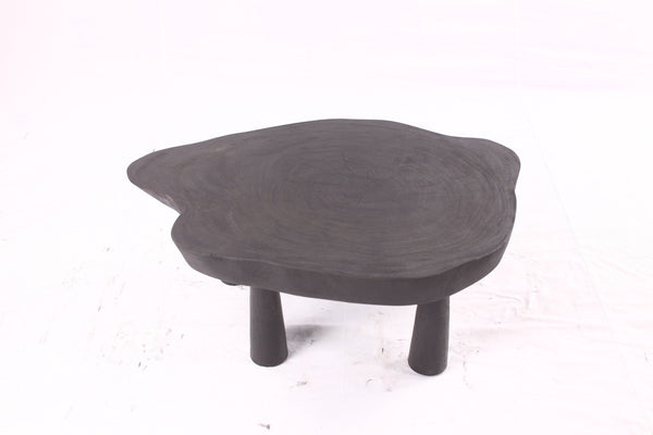 Black Living Edge One Slab Coffee Table 333 - Dyag East