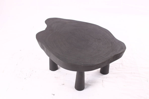 Black Living Edge One Slab Coffee Table 333 - Dyag East