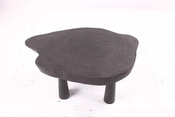 Black Living Edge One Slab Coffee Table 333 - Dyag East