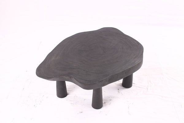 Black Living Edge One Slab Coffee Table 333 - Dyag East