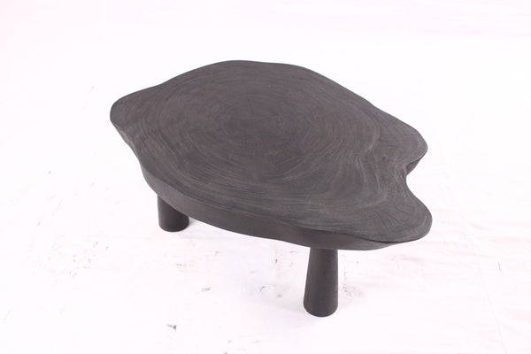 Black Living Edge One Slab Coffee Table 333 - Dyag East