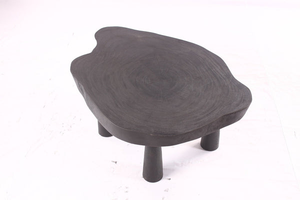 Black Living Edge One Slab Coffee Table 333 - Dyag East