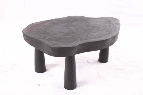 Black Living Edge One Slab Coffee Table 333 - Dyag East