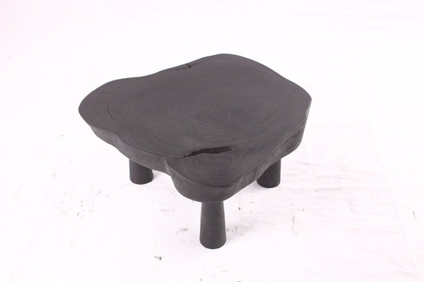 Black Living Edge One Slab Coffee Table 334 - Dyag East