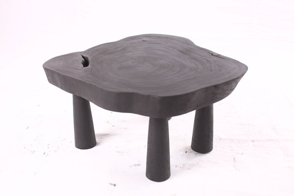 Black Living Edge One Slab Coffee Table 334 - Dyag East