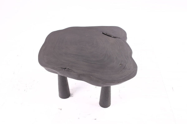Black Living Edge One Slab Coffee Table 334 - Dyag East