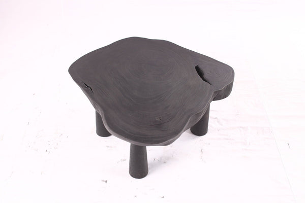Black Living Edge One Slab Coffee Table 334 - Dyag East
