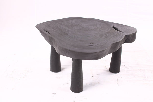 Black Living Edge One Slab Coffee Table 334 - Dyag East