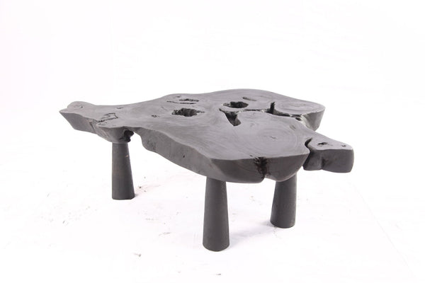 Black Living Edge One Slab Coffee Table 335 - Dyag East
