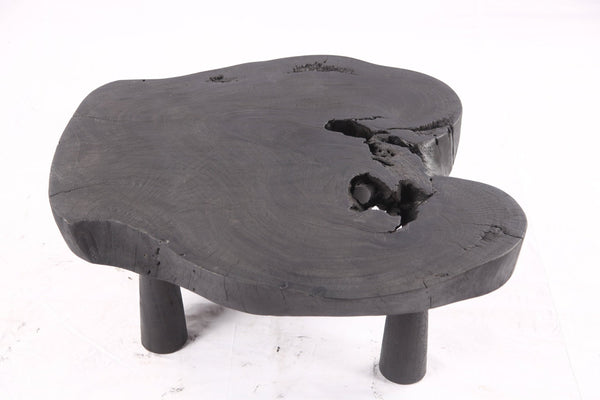 Black Living Edge One Slab Coffee Table 336 - Dyag East