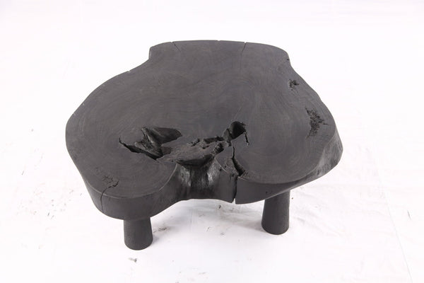 Black Living Edge One Slab Coffee Table 336 - Dyag East