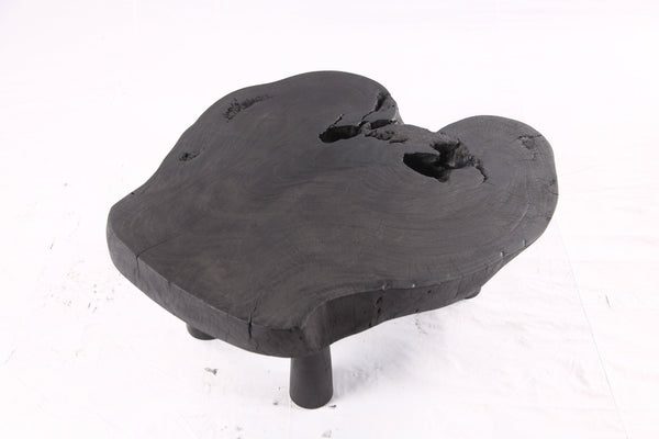 Black Living Edge One Slab Coffee Table 336 - Dyag East