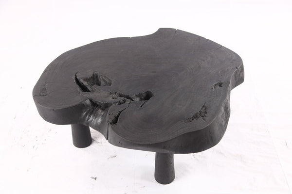Black Living Edge One Slab Coffee Table 336 - Dyag East