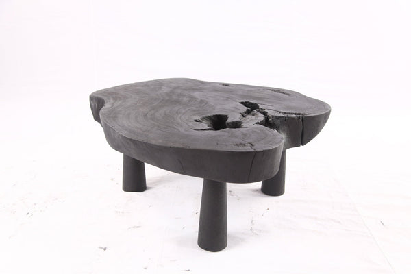 Black Living Edge One Slab Coffee Table 336 - Dyag East