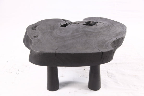 Black Living Edge One Slab Coffee Table 336 - Dyag East