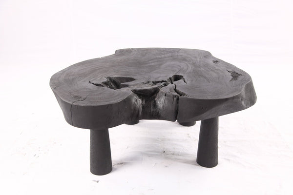 Black Living Edge One Slab Coffee Table 336 - Dyag East