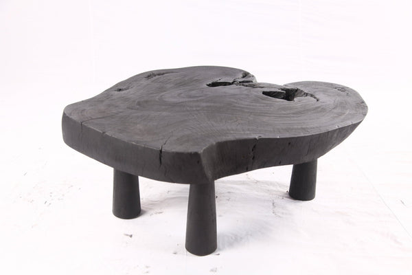 Black Living Edge One Slab Coffee Table 336 - Dyag East