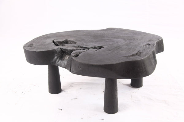 Black Living Edge One Slab Coffee Table 336 - Dyag East