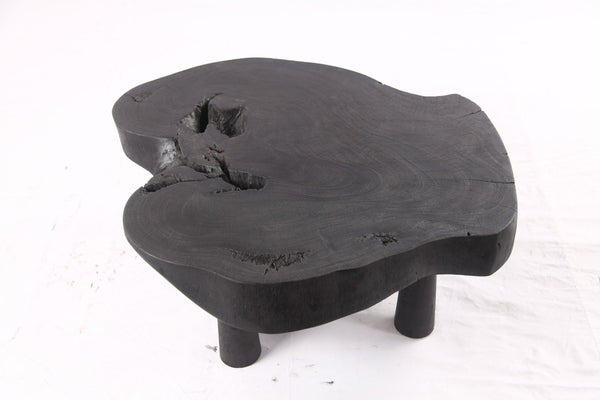 Black Living Edge One Slab Coffee Table 336 - Dyag East