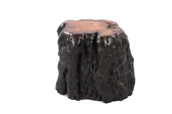 Black Lychee Living Edge Accent or Side Table or Stool 1 - Dyag East