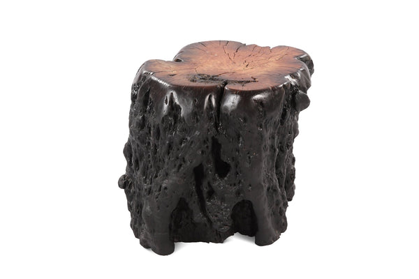 Black Lychee Living Edge Accent or Side Table or Stool 1 - Dyag East
