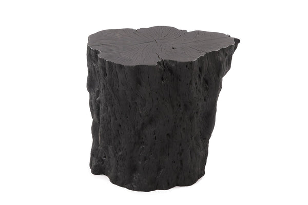 Black Lychee Living Edge Accent or Side Table or Stool 4 - Dyag East